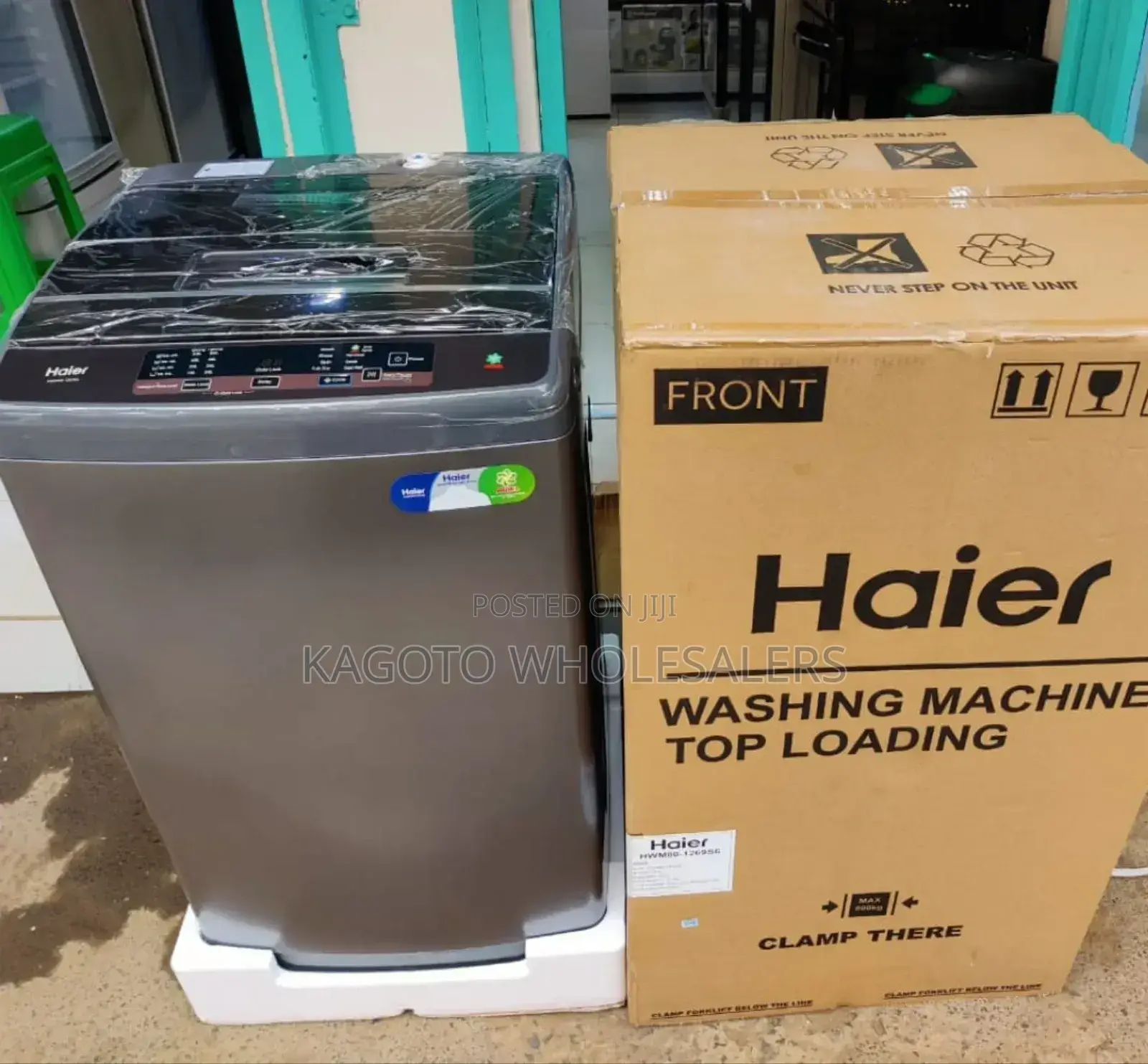 *Haier 8kg Washing Machine Top Load Full Automatic *