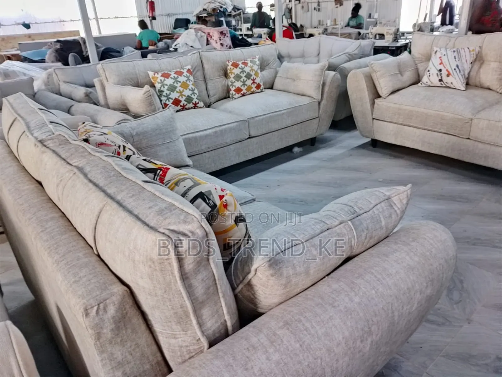 7 Seater Butterfly Sofa