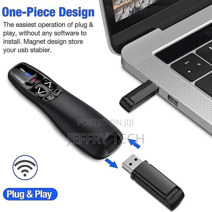 Wireless Powerpoint Presenter Laser Pointer Remote Control L