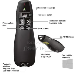 Wireless Powerpoint Presenter Laser Pointer Remote Control L