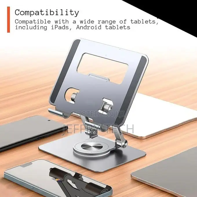 Desktop Tablet Stand, Aluminum Alloy Tablet Holder for 4-13