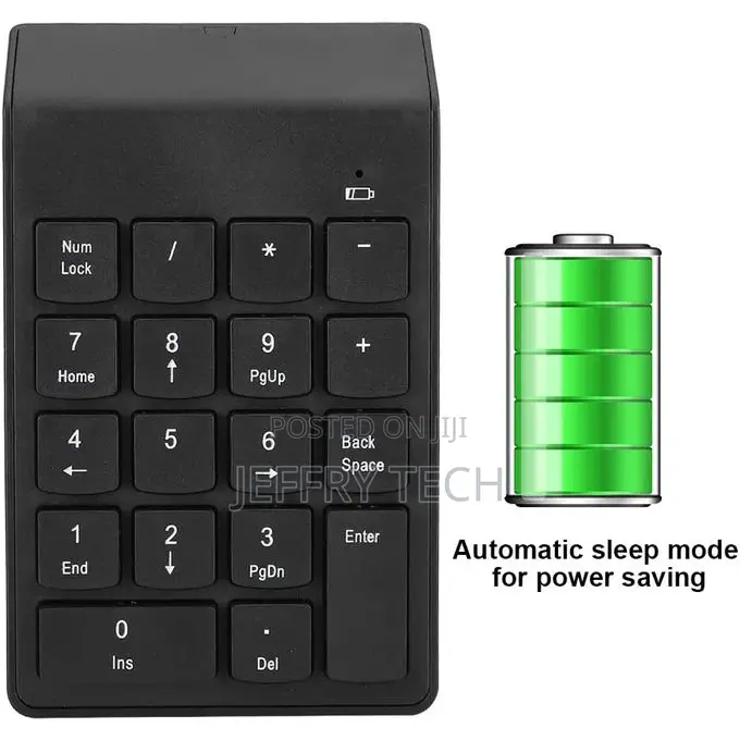 Mini Bluetooth Numeric Keyboard 18 Keys Financial Accounting