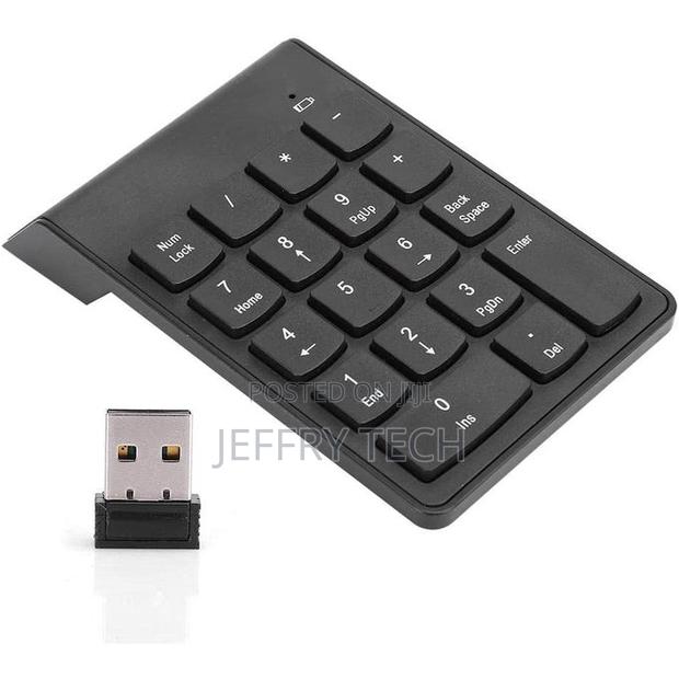 Mini Bluetooth Numeric Keyboard 18 Keys Financial Accounting - thumbnail 2