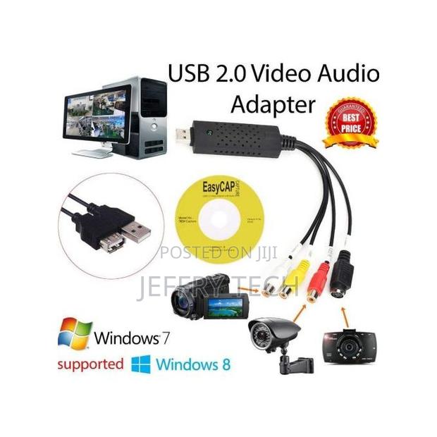Easycap Usb 2.0 Video Capture Card Tv DVD VHS Audio Capture