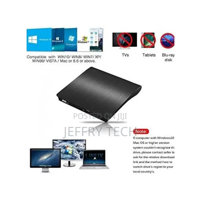 External High Speed ​​Cd DVD-Rw Burner Optical Drive Usb 3.0