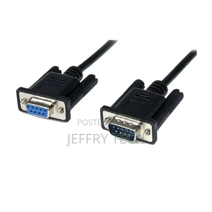 Rs232 Db9 Male to Female 9 Pin Serial Cable High Quality 1m