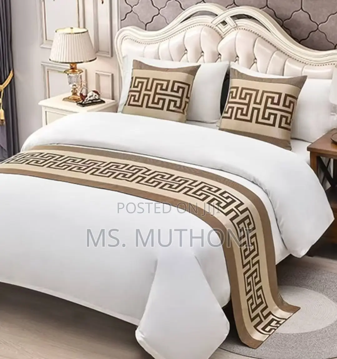 3 PCS Set Bedspread Bed Runner