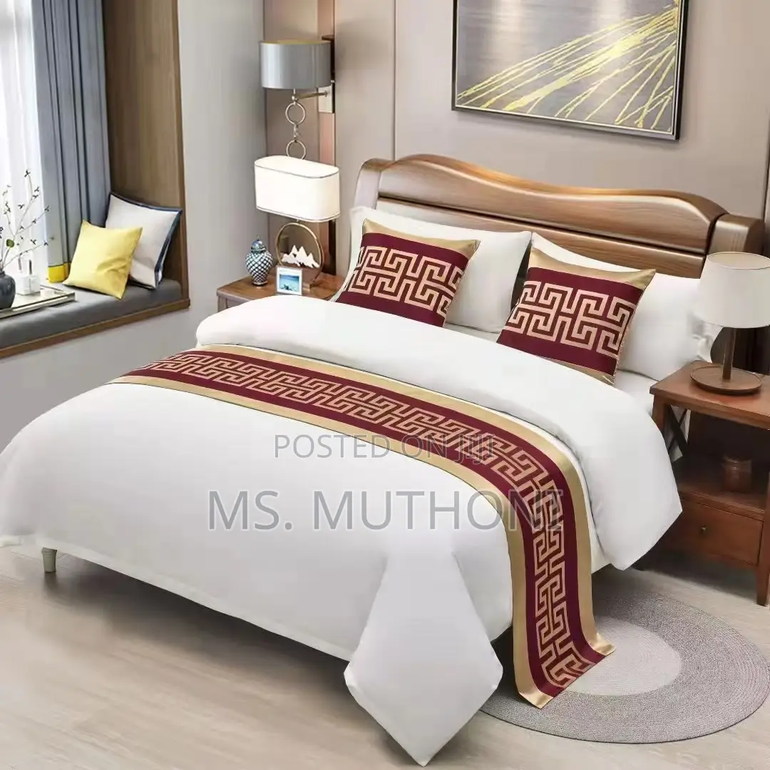 3 PCS Set Bedspread Bed Runner