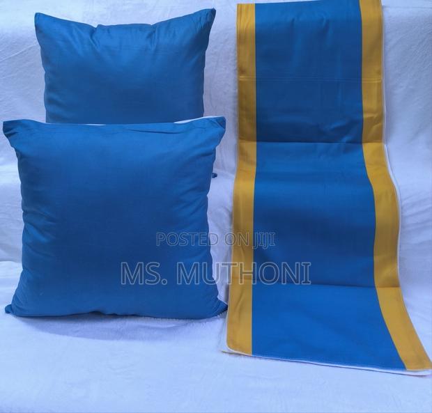 Decorative Bed Runners and Matching Cushions Set, - thumbnail 6
