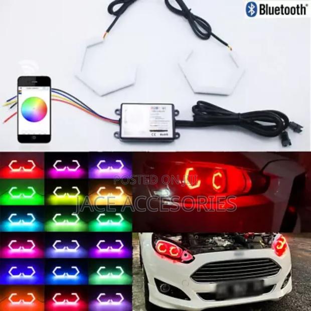 Hexagon Rgb  Car Angel Rings