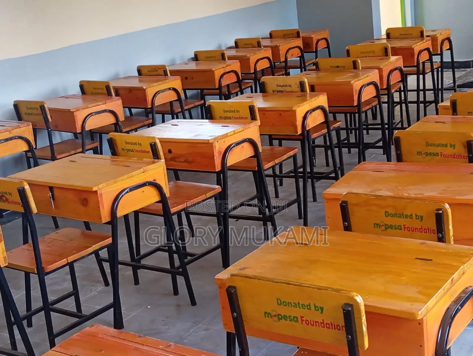 School Locker And Chair Set