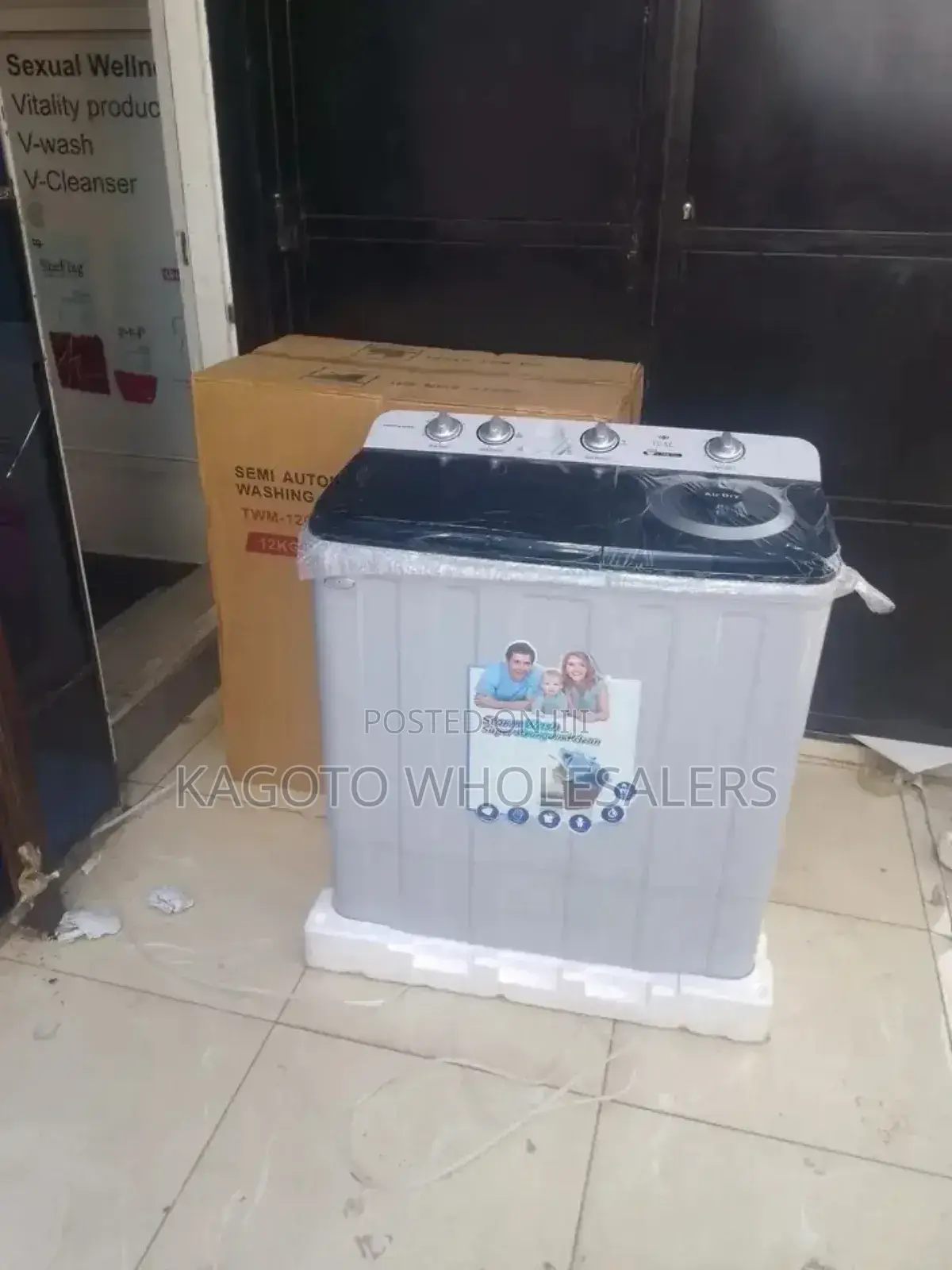 12 KGS Tlac Twin Tub Semi Automatic Washing Machine