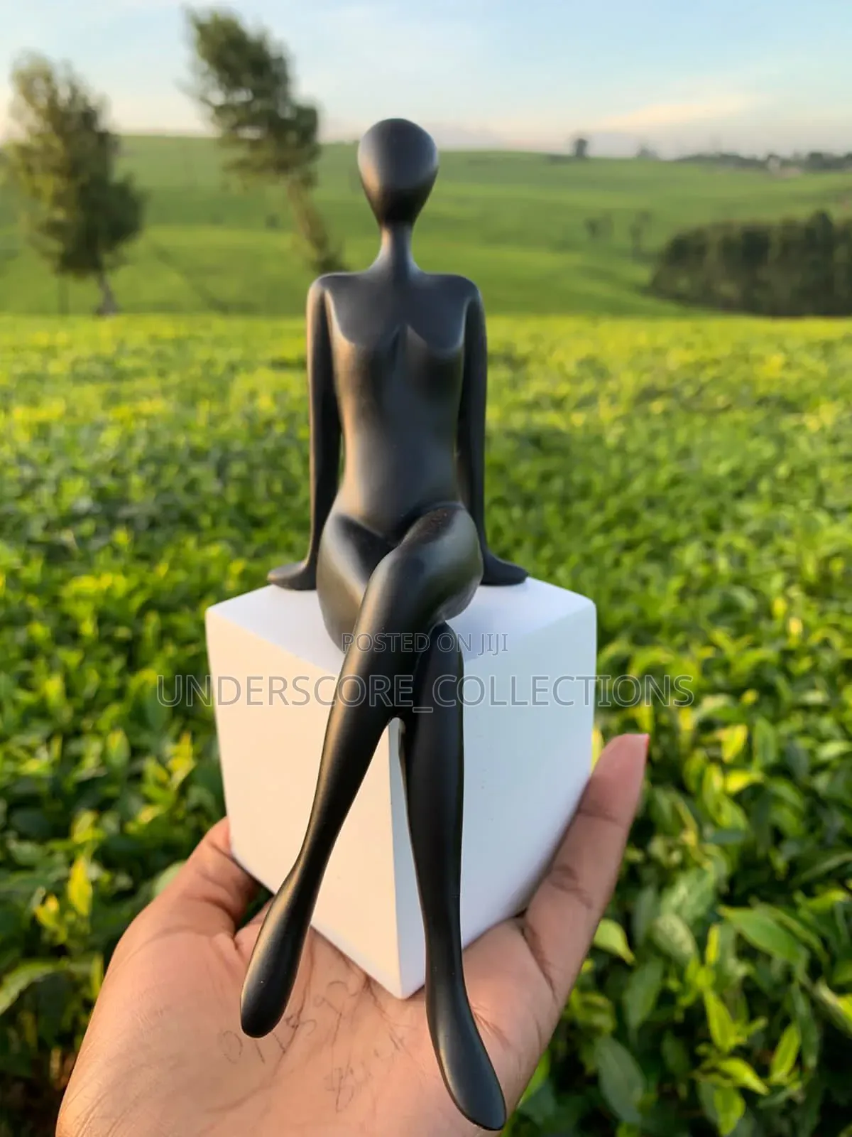 *Decorative Sitting Figure Model