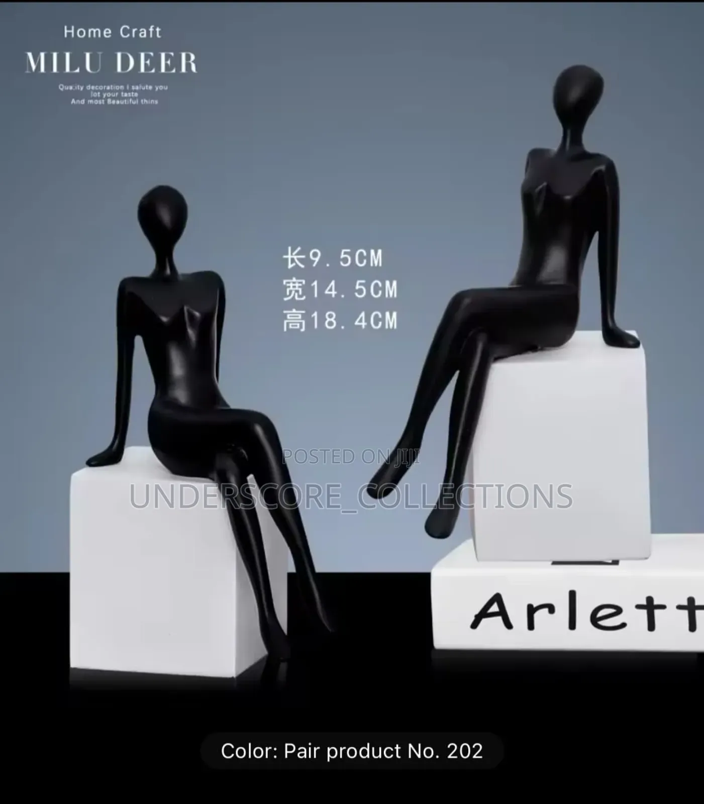 *Decorative Sitting Figure Model