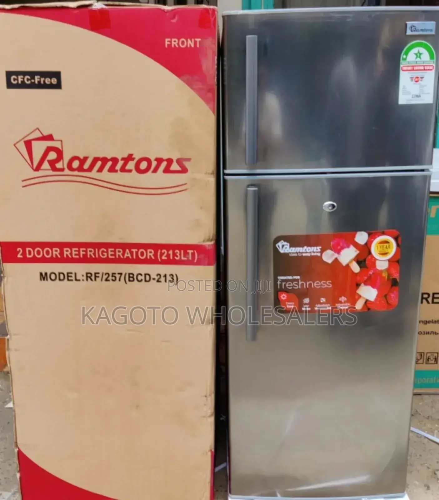 138litres Fridge Double Door Ramton