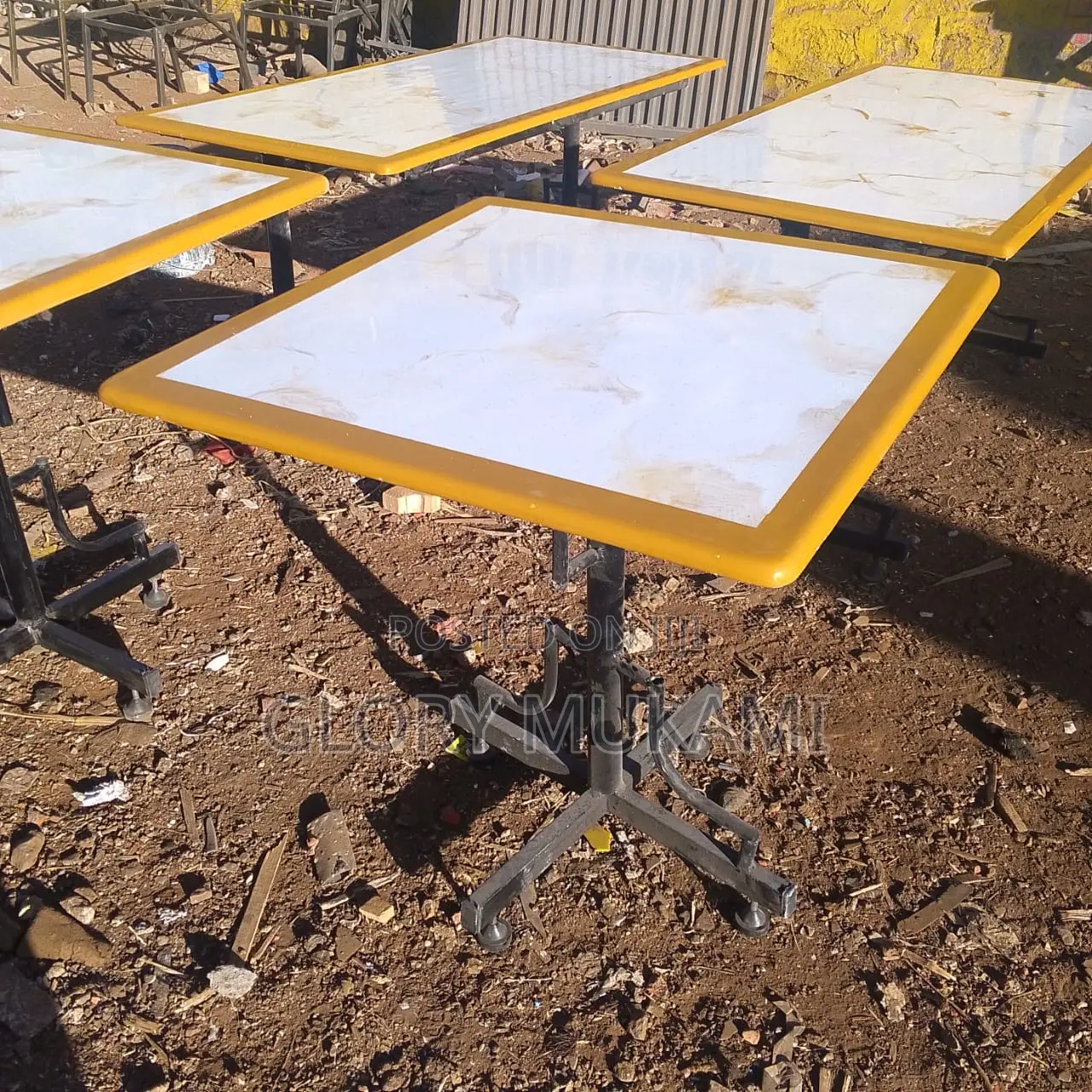 Restaurant And Bar Marble Square Table