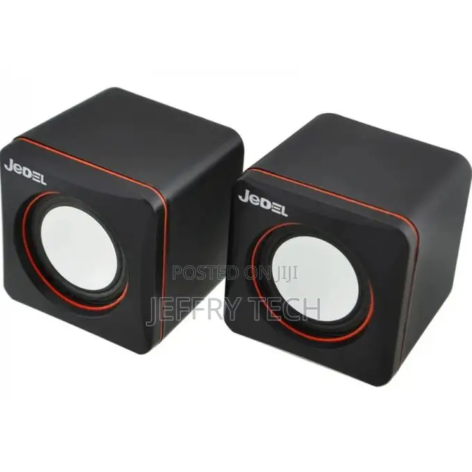 Ck4 Mini Usb Powered Stereo Computer Speakers Black-Orange