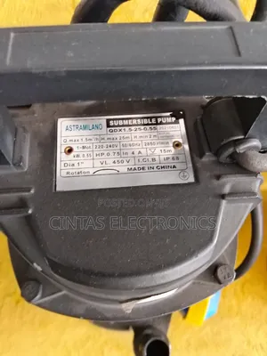 0.75hp Submersible Water Pump 3phase