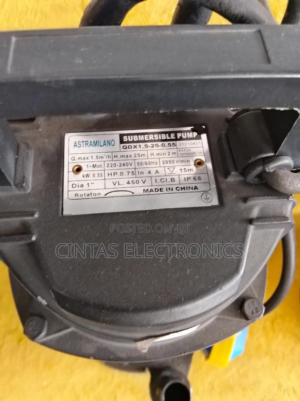 0.75hp Submersible Water Pump 3phase - thumbnail 3