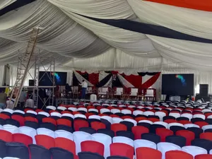 We Do Set Up for Tents Tables Seat/Chairs on Time