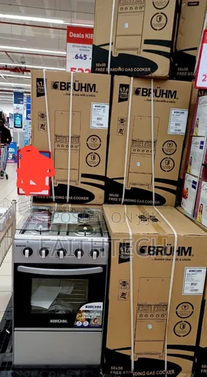 50*55 Bruhm Full Gas Standing Cooker
