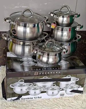 12 Pieces Stainless Steel Edenberg Cookware Set