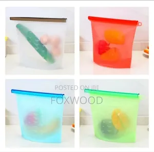 Silicone Coloured Fridge Storage Bags