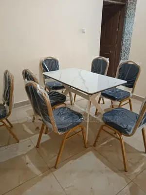 6 Stackable Dining Chair Plus Dining Table/Hotel Table Hft5