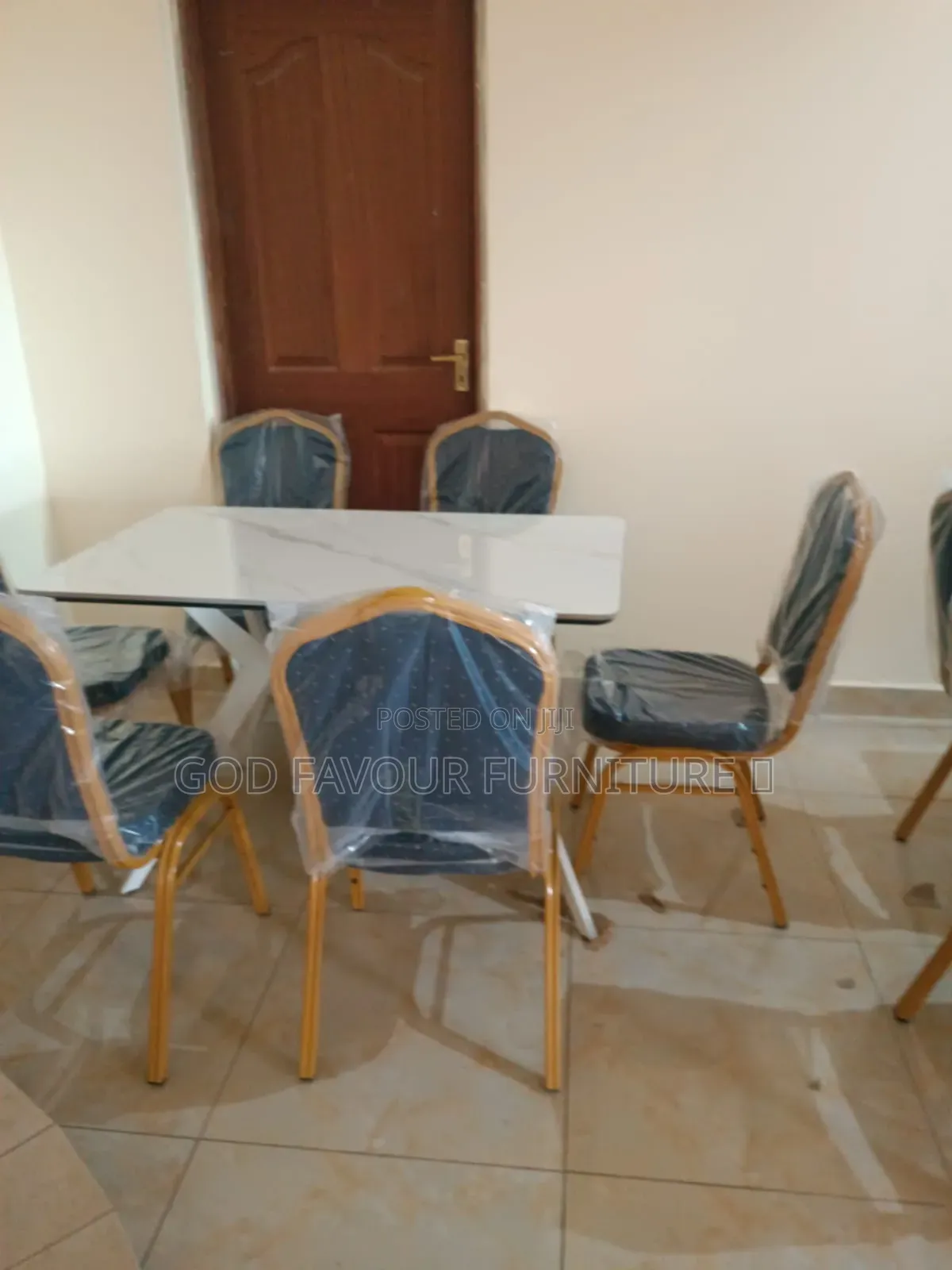 New 6 Stackable Dining Chair Plus Dining Table/Hotel Table