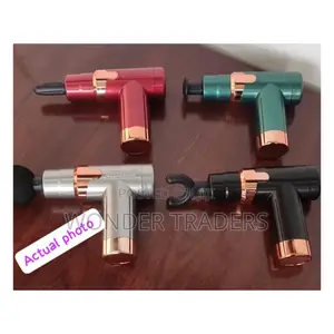 *4 Heads Physiotherapy Rechargeable Massage Gun - 6 Speed*