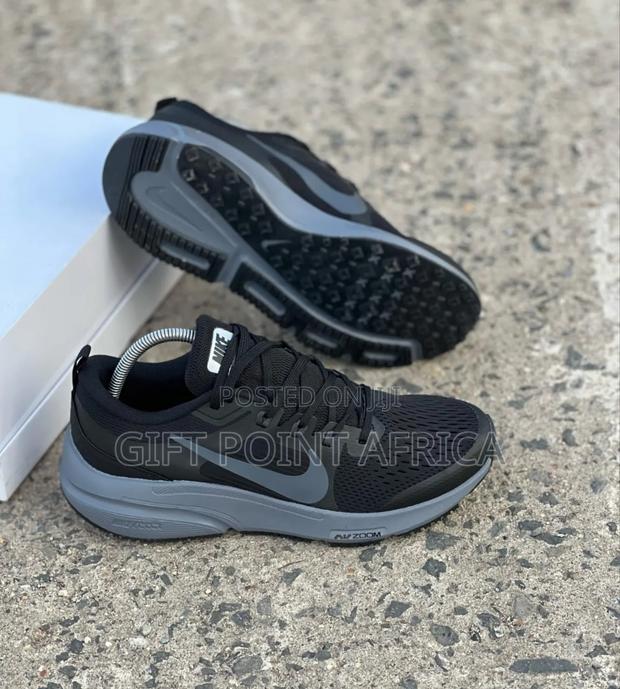 Black~Grey (Nike Zoom React ) Runners* Sneakers - main view