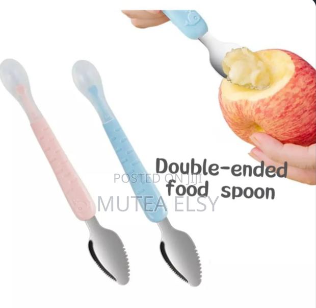 Dual Head Baby Feeding Spoon - main view