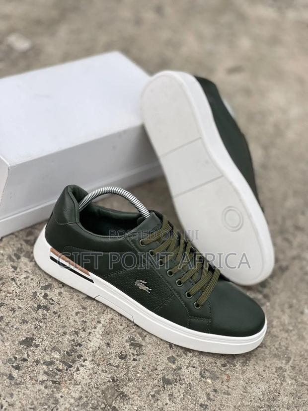 *Green (Lacoste) Leather Laced Casuals* Normal Fitting* - thumbnail 3