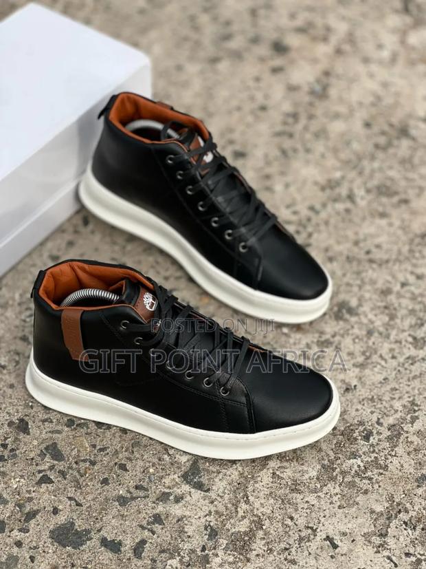 *Black (Timberland) Leather Laced Boots* Normal Fitting - thumbnail 2
