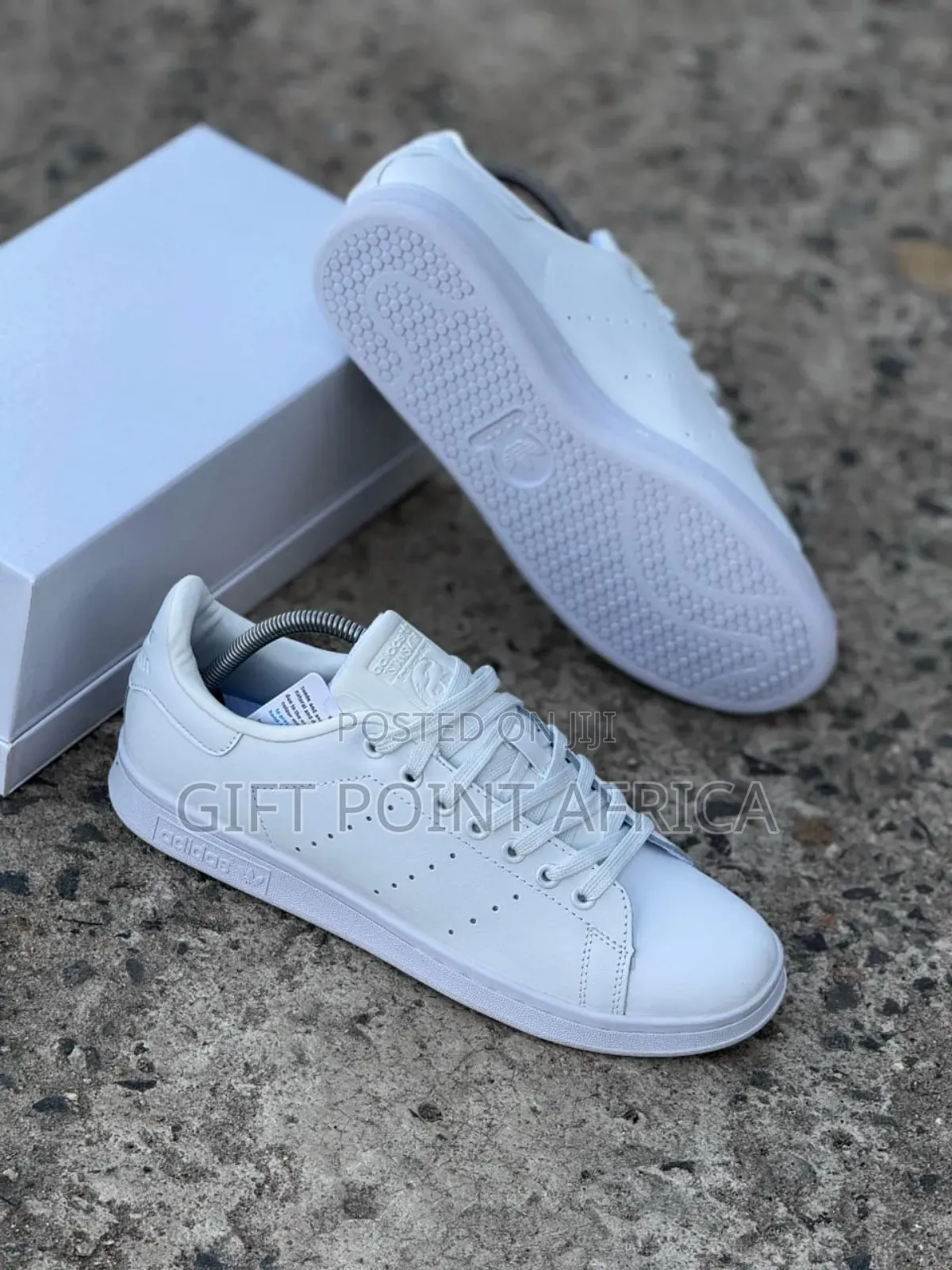 All White (Addidas) Stansmith Laced Casuals*