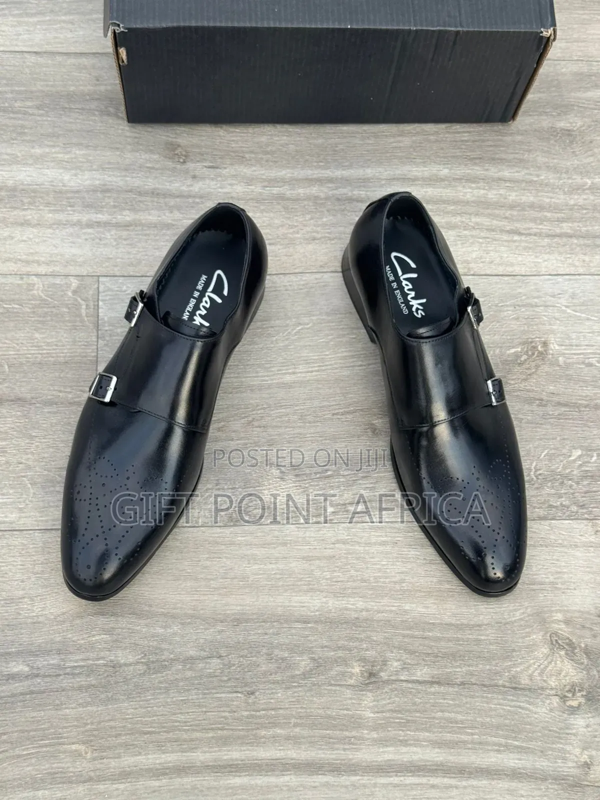 Leather Clarks Official Shoes For Men