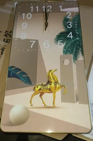  Rectangular Crystal Porcelain Clock