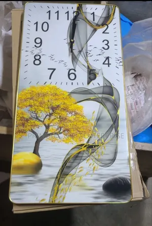  Rectangular Crystal Porcelain Clock