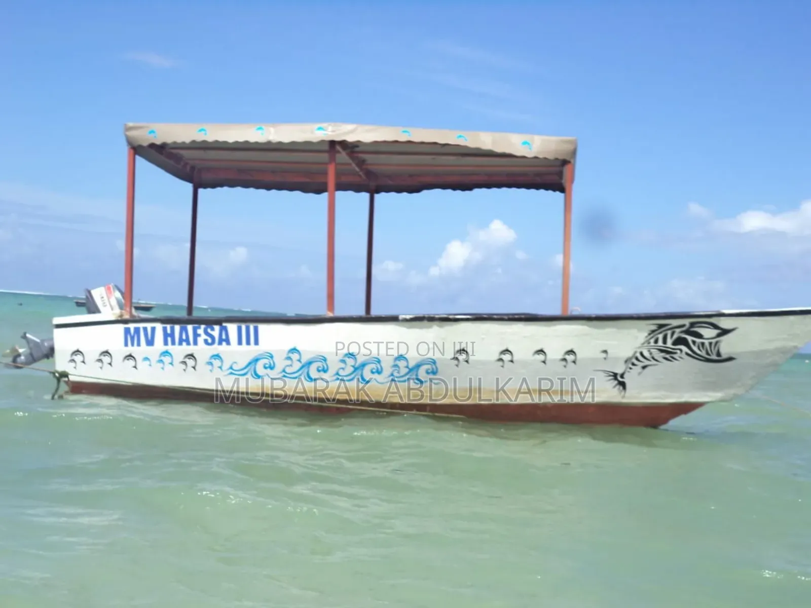 17ft 8 Person Day Fishing/Excursion Boat