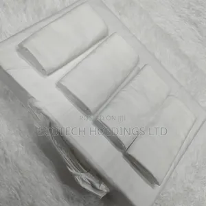 Fitted White Cotton Bedsheets.