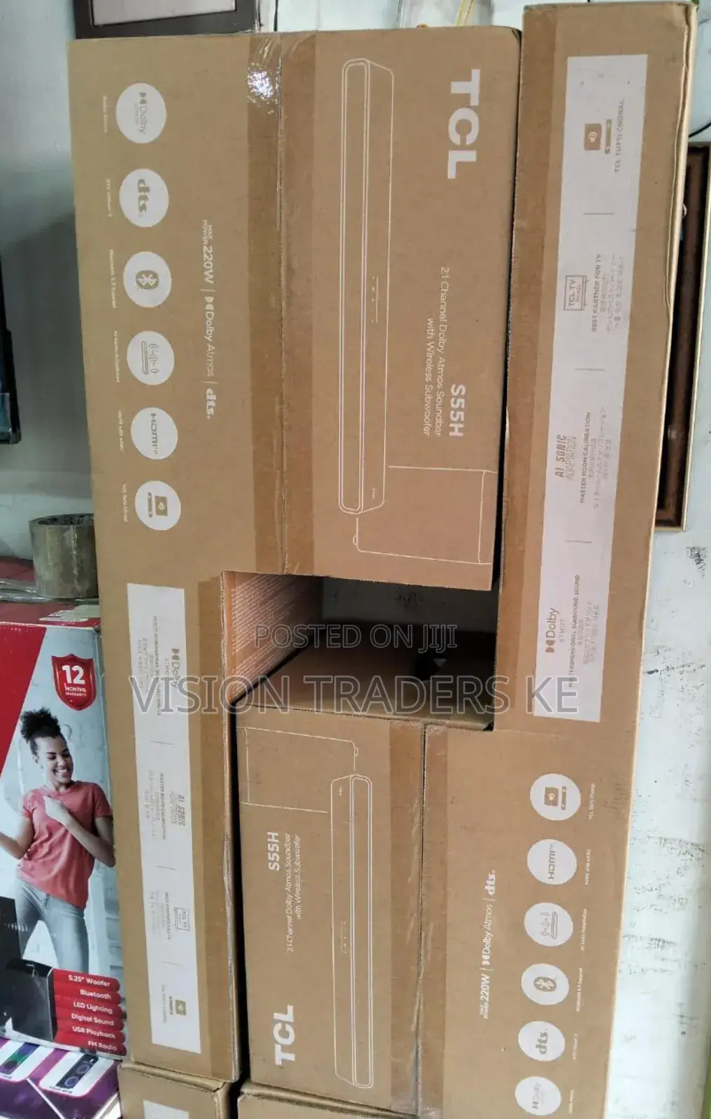 TCL S55h 2.1ch Soundbar With Wireless Subwoofer