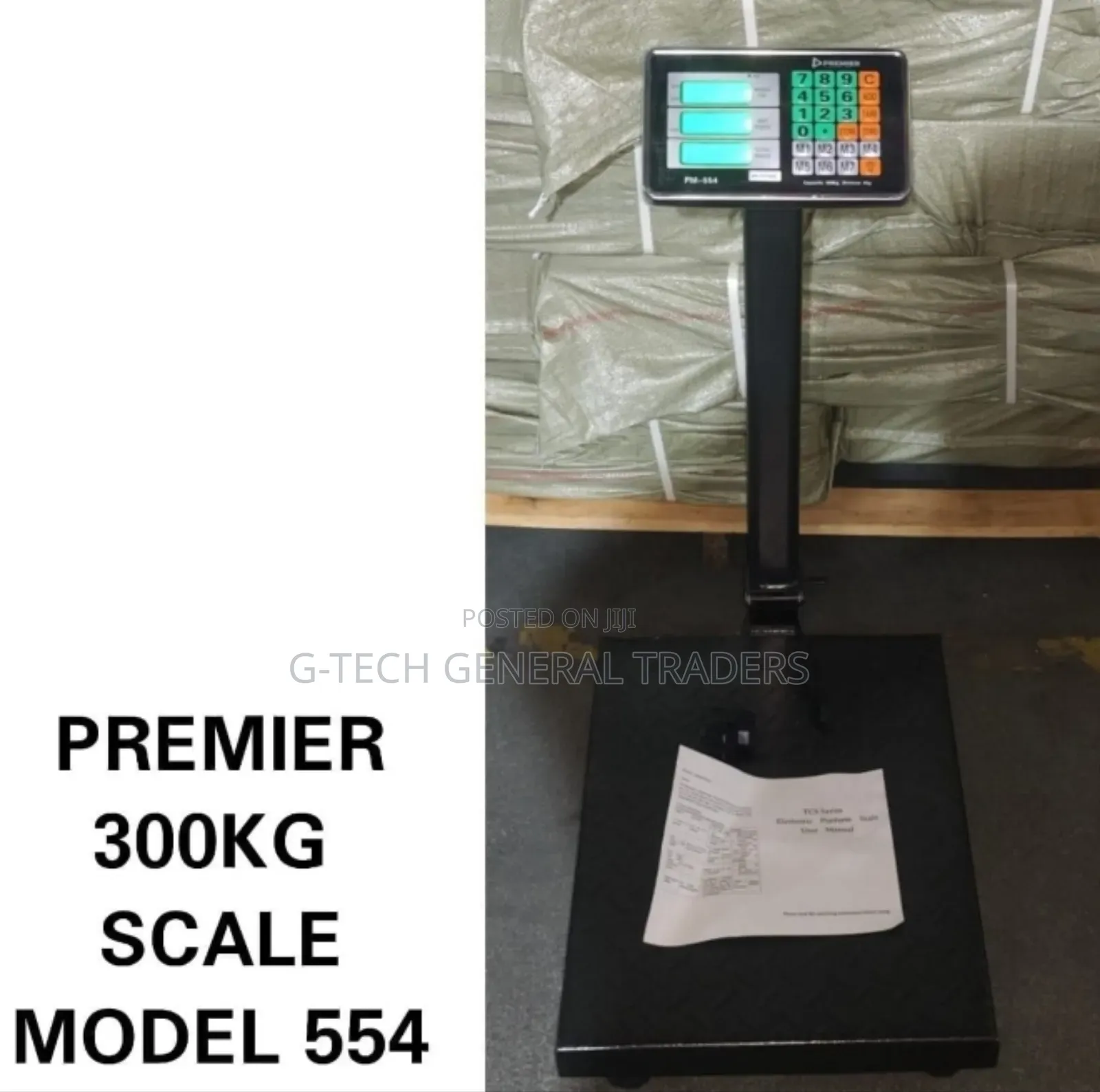 Premier Platform Scale 300kg Model 554