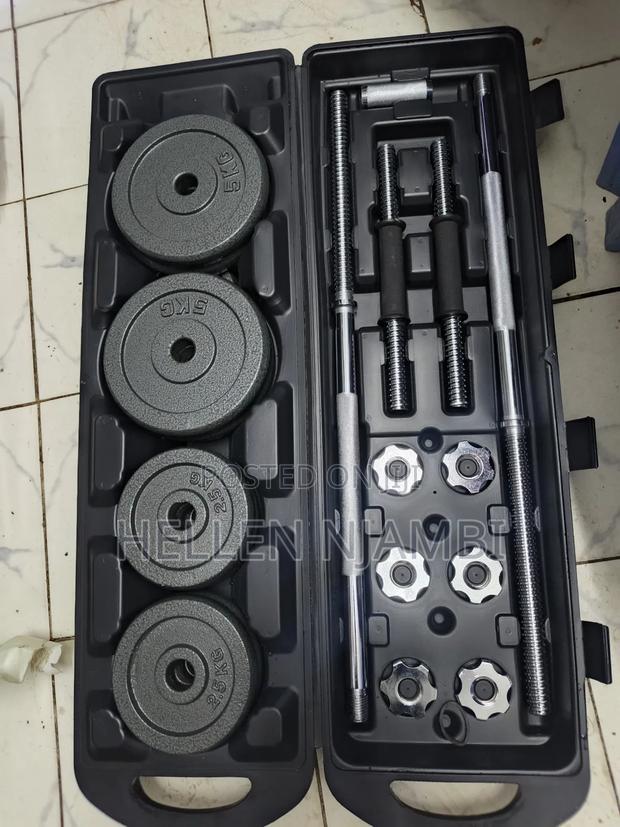 50kgs Cast Iron Dumbell Set - main view
