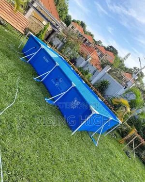 Rectangular Metallic Frame Swimming Pool