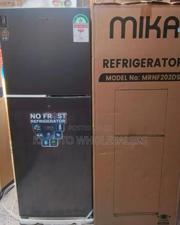 Mika 202litres Fridge Double Door
