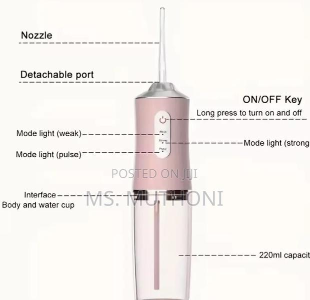 Portable Oral Care Irrigator With 4 Nozzles