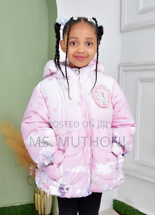 Cute Puffy Warm Girls Jackets Warm Girls Jacket 3-8yrs