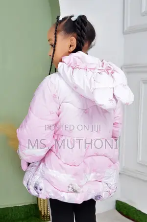 Cute Puffy Warm Girls Jackets Warm Girls Jacket 3-8yrs