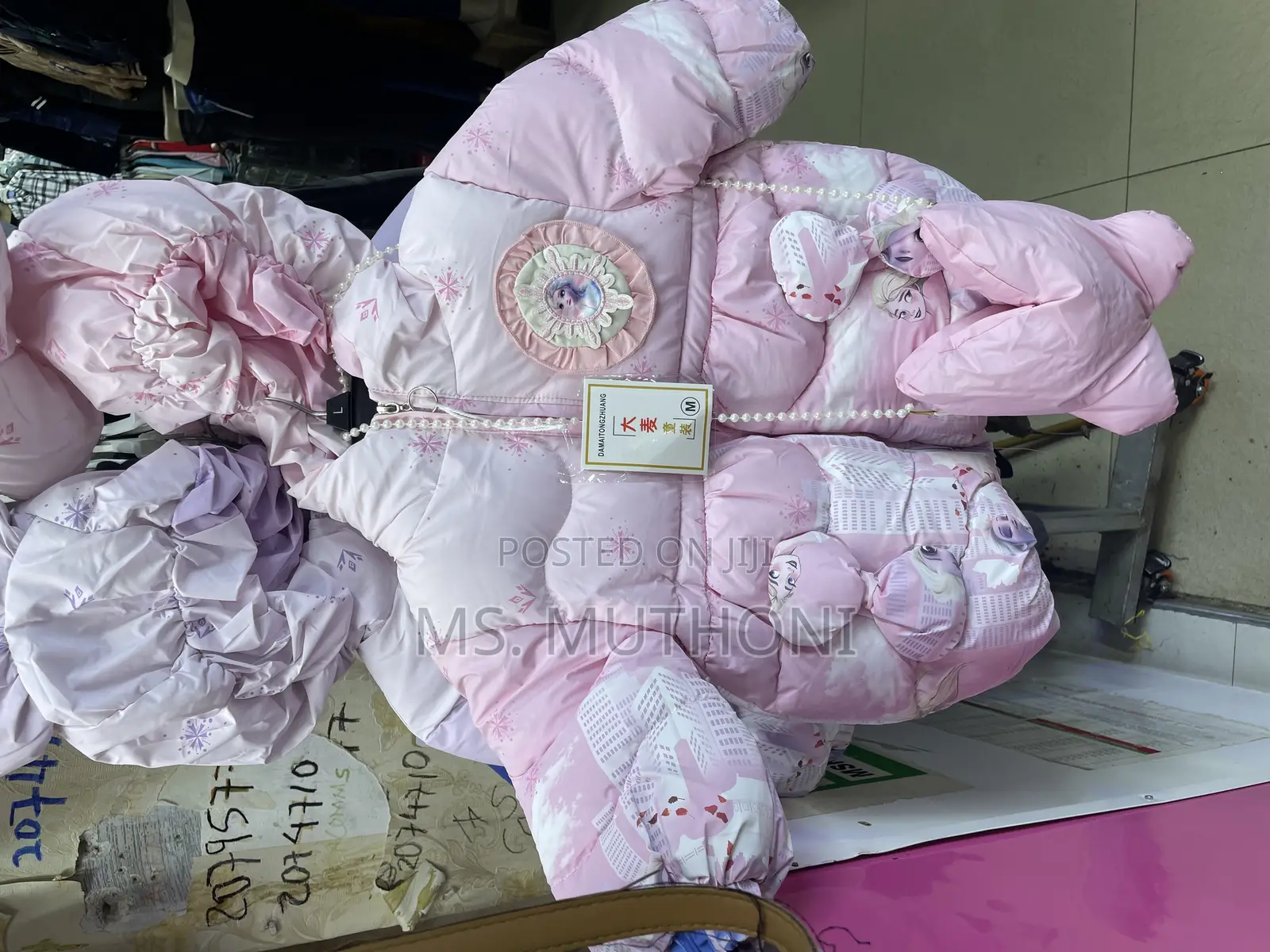 Cute Puffy Warm Girls Jackets Warm Girls Jacket 3-8yrs