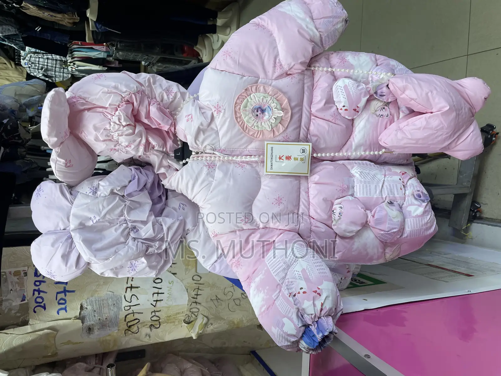 Cute Puffy Warm Girls Jackets Warm Girls Jacket 3-8yrs